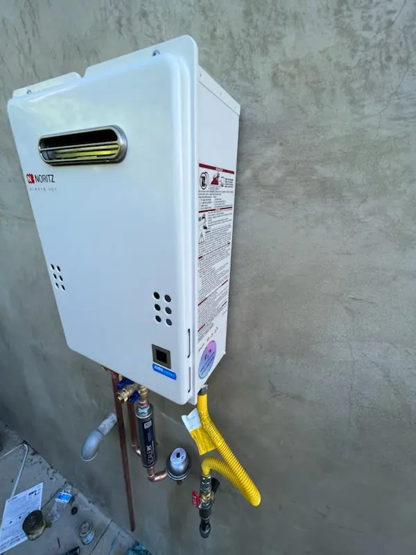 Tankless water heater installation for Paola homes